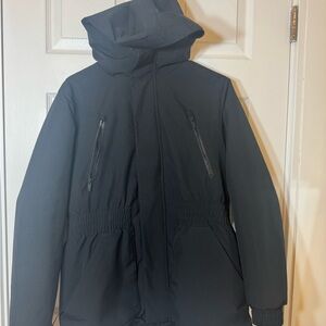 All in Motion Black Hooded Puffer Parka – Unisex Size M